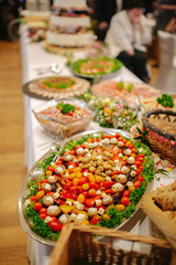 buffet at an event