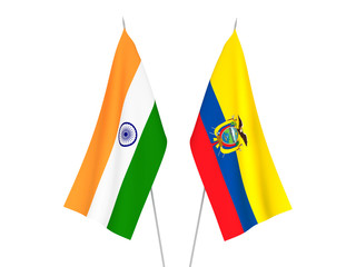 India and Ecuador flags