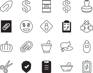 clip vector icon set such as: report, pharmacist, eyes, smiley, supply, break, award, feedback, electric, color, female, farming, signs, ham, accumulator, piglet, loo, lifestyle, protection, cheerful