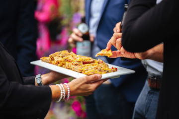 buffet at an event