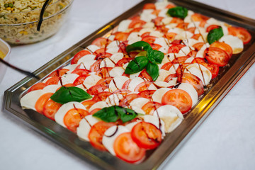 buffet at an event