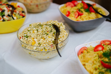 buffet at an event