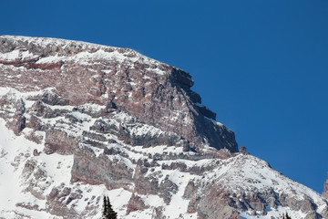 mountains in winter