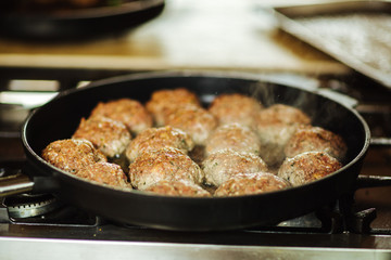 meat at a barbecue