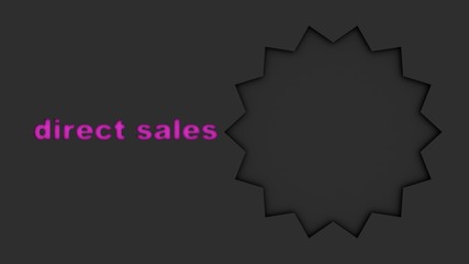 3D render. 3d text on the topic of sale and business on a bright background