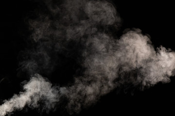 Fototapeta na wymiar Black and White Smoke