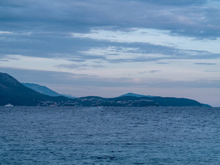 Views across the Adriatic Sea from Lokrum Island, Croatia