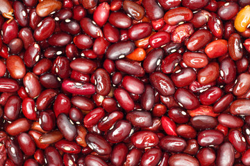 Red beans as background and texture