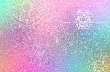 Lace spirograph background