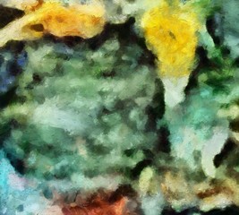 Abstract painting oil background texture.