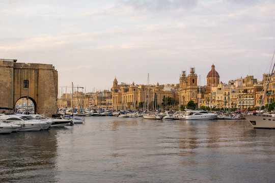Marina in Senglea, Malta