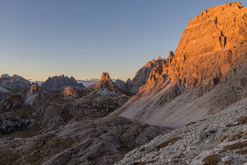 Dolomites: sunset at Tri Cime di Lavaredo!