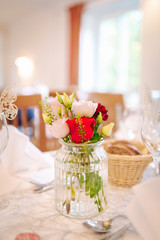 table arrangement at an event