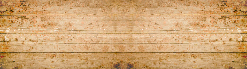 Fototapeta na wymiar old brown rustic dark weathered wooden texture - wood background panorama banner long