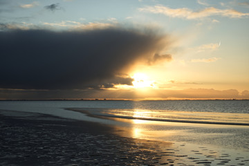 Sonnenuntergang Nordsee
