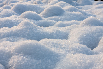 Fototapeta na wymiar Nice winter texture from snow