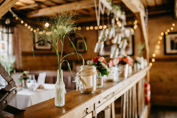 decoration at a wedding