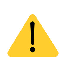 Danger vector icon attention caution illustration business