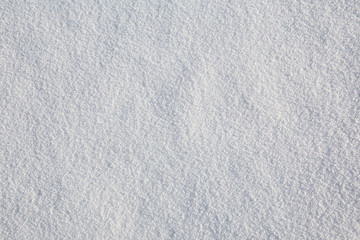 Frisch verschneite Schneefläche