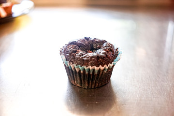 Cake on a restaurant table