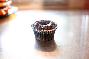 Cake on a restaurant table