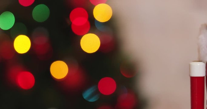 Video Slide Across Christmas Nutcracker 4K With Christmas Tree