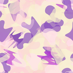 Naklejka na ściany i meble Camouflage Seamless Pattern. Military Camouflage