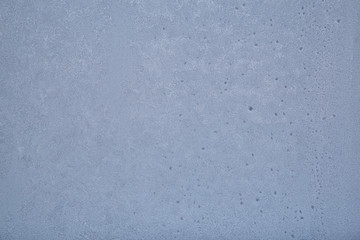 A frozen glass window, Snow and ice background landscape