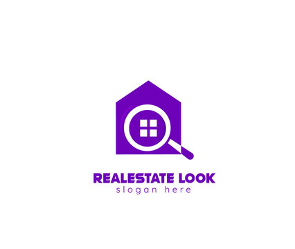 Realestate search logo design