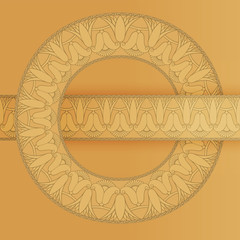 egyptian symbol ornamental  composition architecture