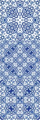 Ornamental azulejo portugal tiles decor.