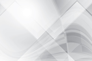 Abstract geometric white and gray color background. Vector, illustration.	