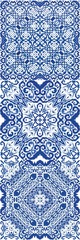 Decorative color ceramic azulejo tiles.