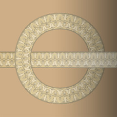 egyptian symbol ornamental  composition architecture