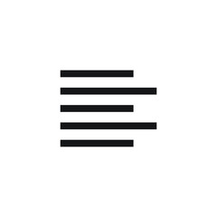 Alignment Icon flat design such as left, right, center,top and bottom.