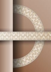 egyptian symbol ornamental  composition architecture