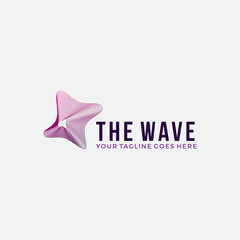Sound wave logo vector illustration icon Inspiration custom logo design vector