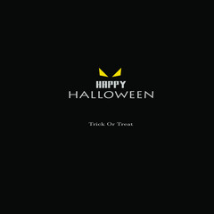 Happy Halloween festival on black background wallpaper poster