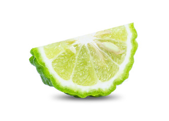 bergamot isolated on white background