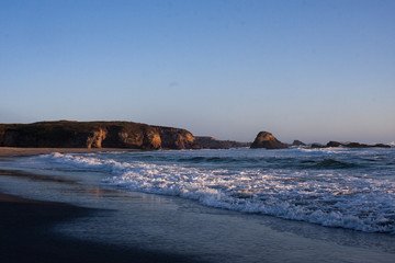Coast line in Fort Bragg, Northern California