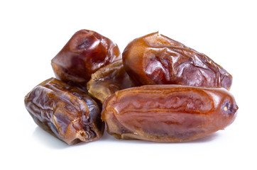 Dates palm isolated on white background