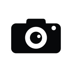 Photo camera icon on white background. vector illustration