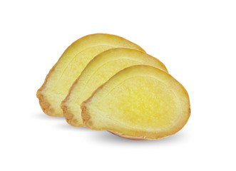 ginger root isolated on white background