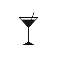 Martini cocktail icon design, vector illustration