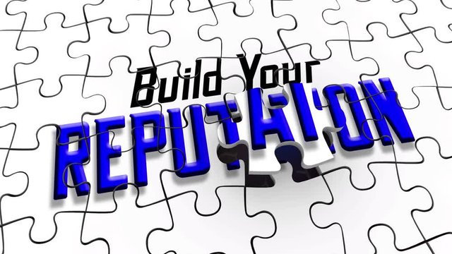  Build Your Reputation Respect Renown Puzzle Pieces 3d Animation