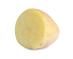 Naklejka na ściany i meble Potato vegetable isolated on white background