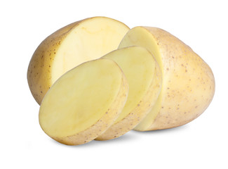 Potato vegetable isolated on white background