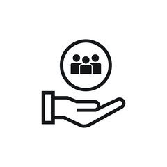 customer service icon vector illustration. flat design