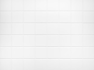 White tile wall Background Bathroom floor texture minimal decoration - obrazy, fototapety, plakaty