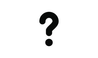 Question mark icon vector